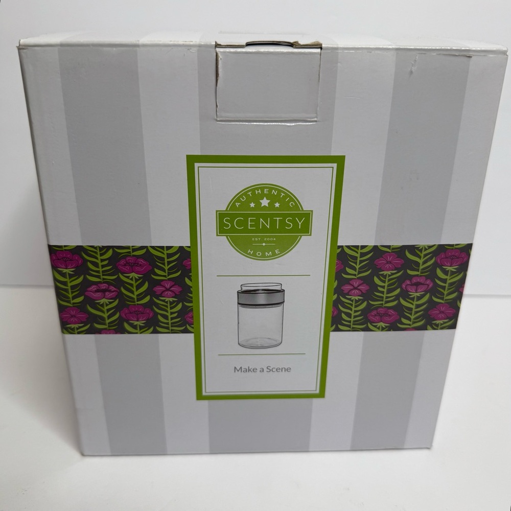 Scentsy ‘Make a Scene’ Wax Warmer Terrarium Customizable - Retired HTF with Box